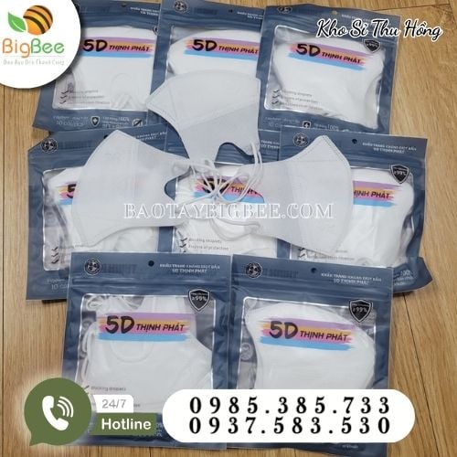 Khẩu trang 5D 3 lớp thoáng khí kháng khuẩn Khẩu trang 5D 3 lớp thoáng khí kháng khuẩn