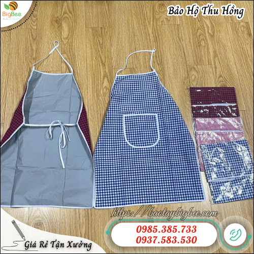 Tạp dề vải dù chống thấm 2 lớp bền đẹp dùng hằng ngày. Tạp dề vải dù chống thấm 2 lớp bền đẹp dùng hằng ngày.