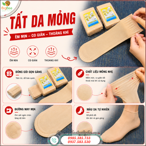 Tất da mỏng co giãn tốt bền đẹp dễ sử dụng. Tất da mỏng co giãn tốt bền đẹp dễ sử dụng.
