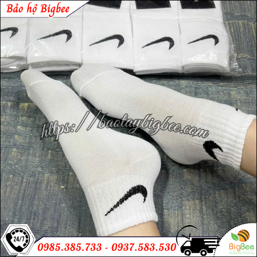 Tất Trắng Cổ Cao Co Giãn Tốt – Mềm Mịn, Thoáng Chân, Dễ Mang. Tất Trắng Cổ Cao Co Giãn Tốt – Mềm Mịn, Thoáng Chân, Dễ Mang.