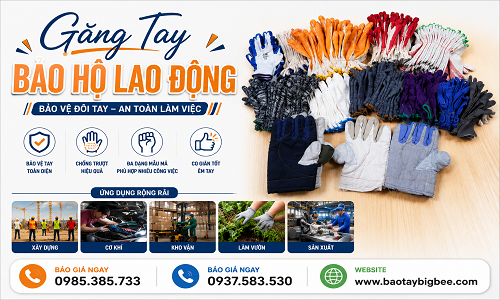 Nơi bỏ sỉ nhiều loại bao tay bảo hộ giá rẻ uy tín tại HCM