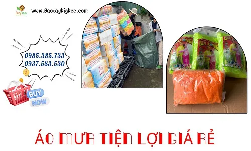 Nguồn sỉ áo mưa tiện lợi giá rẻ – Thu Hồng giao hàng tận nơi