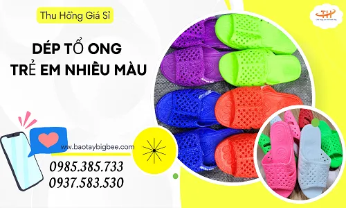 Nơi mua dép tổ ong trẻ em sỉ rẻ đẹp bền cho bé – giao nhanh toàn quốc