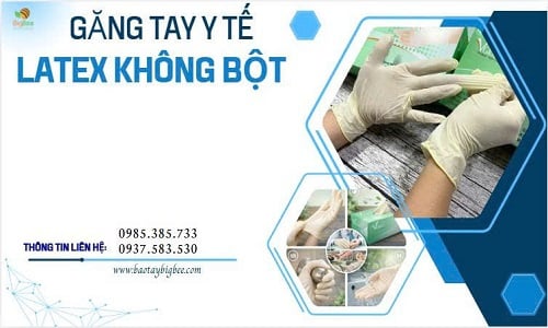 Găng tay y tế latex không bột giá rẻ uy tín cho đại lý