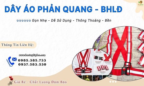 Bỏ sỉ dây áo phản quang bảo hộ lao động giá rẻ tận xưởng