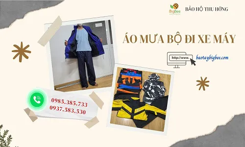 Sỉ áo mưa bộ đi xe máy giá rẻ chất dày chống nước cực tốt
