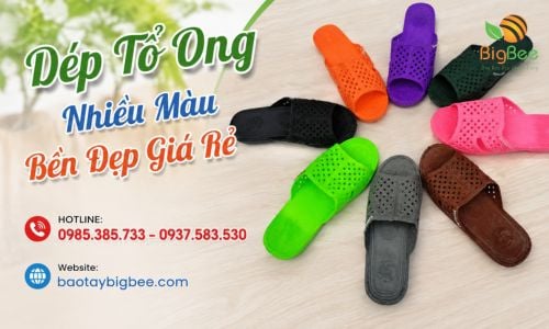 Bán sỉ dép tổ ong nhiều màu bền đẹp giá rẻ