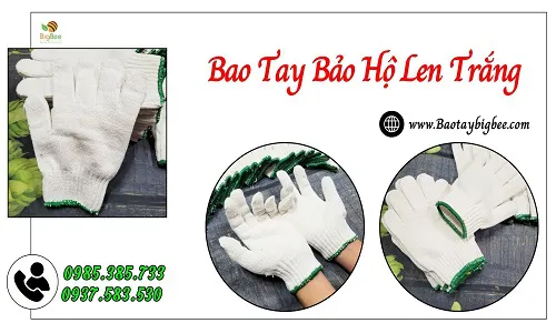 Bao tay len trắng giá sỉ rẻ dày đẹp, mềm mịn, giao nhanh