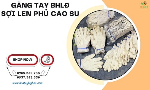 Bao tay bảo hộ phủ cao su giá rẻ chống trơn trượt hiệu quả