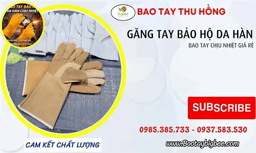 Bao tay bảo hộ da hàn chịu nhiệt giá sỉ sẵn kho HCM