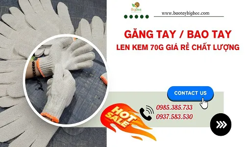 Bao tay len kem 70g giá rẻ – kho sỉ hàng sẵn, giao nhanh