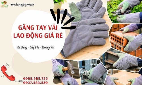 Thu Hồng giao đơn hàng lớn găng tay vải lao động giá rẻ