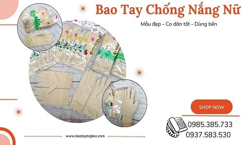Kho sỉ bao tay chống nắng nữ giá rẻ, chống UV hiệu quả