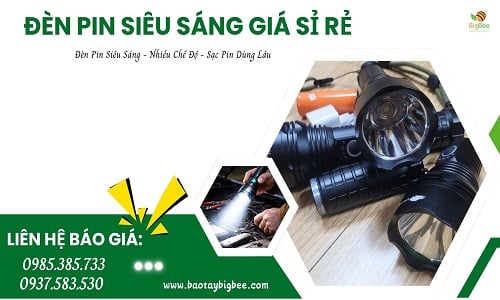 Đèn pin siêu sáng giá sỉ HCM nguồn hàng chất lượng