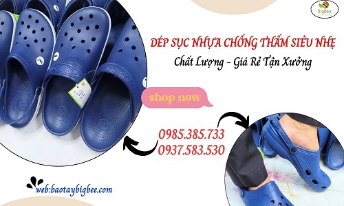 Dép sục nhựa siêu nhẹ cao cấp êm bền giá sỉ cạnh tranh