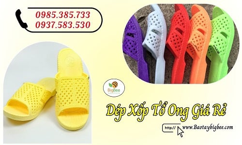 Địa chỉ bán sỉ dép tổ ong siêu nhẹ giá rẻ uy tín tại TP.HCM