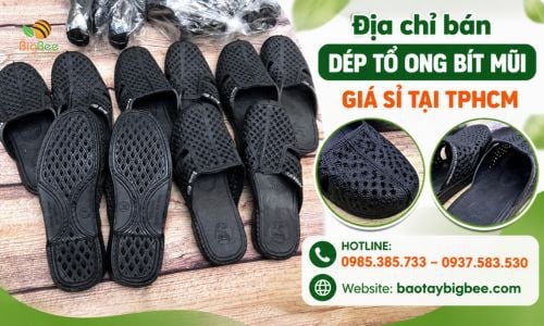 Địa chỉ bán dép tổ ong bít mũi giá sỉ tại TPHCM
