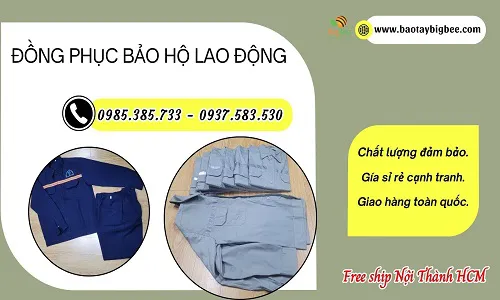 Bỏ sỉ đồng phục bảo hộ lao động giá rẻ chất lượng tại HCM