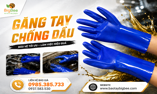 Găng tay bảo hộ chống dầu 806 giá sỉ rẻ chất lượng cao