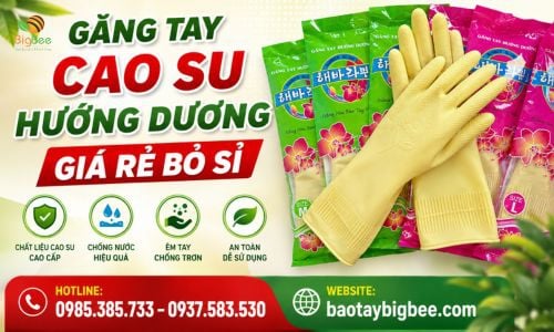Găng Tay Cao Su Hướng Dương Giá Rẻ Bỏ Sỉ HCM