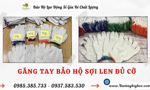 Bỏ sỉ bao tay bảo hộ len lao động đủ cỡ giá sỉ rẻ tận gốc
