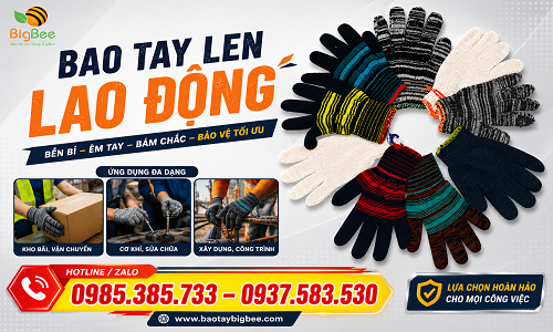Thu Hồng giao 70 bao găng tay len bảo hộ cho khách sỉ