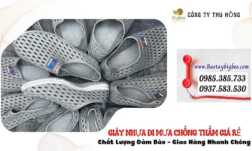 Mua giày đi mưa chống thấm giá sỉ rẻ tại TP.HCM