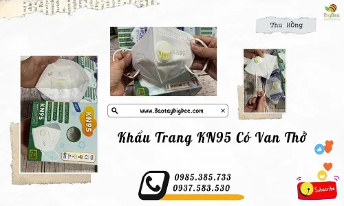 Chuyên bỏ sỉ khẩu trang KN95 có van thở giá rẻ ổn định