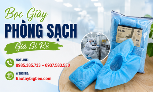 Kho sỉ bọc giày phòng sạch chất lượng giá rẻ tận xưởng