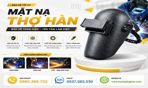 Bỏ sỉ mặt nạ thợ hàn giá rẻ uy tín cho xưởng cơ khí và đại lý