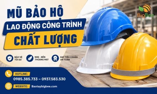Mũ bảo hộ lao động công trình chất lượng giá sỉ