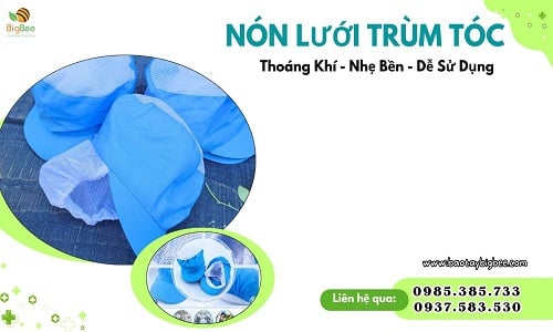 Địa chỉ bán sỉ rẻ nón lưới trùm tóc giá tốt tận xưởng