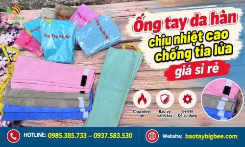 Ống tay da hàn chịu nhiệt cao chống tia lửa giá sỉ rẻ