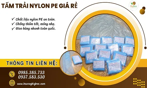 Mua tấm trải nylon sử dụng trong y tế giá rẻ uy tín tại HCM