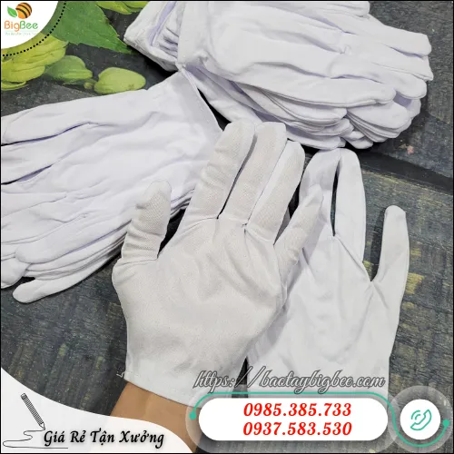 Sỉ găng tay vải thun L+2 hàng có sẵn tại HCM
