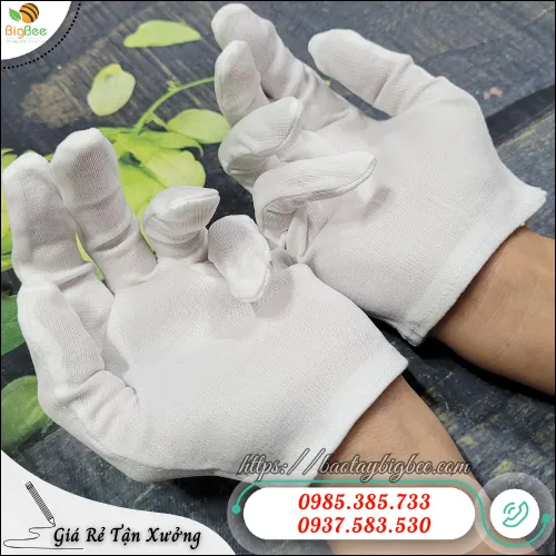 Sỉ găng tay vải thun L+2 hàng có sẵn tại HCM