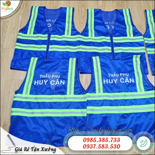 Áo Phản Quang Công Trình Bảo Hộ Lao Động – Hàng Có Sẵn Số Lượng Lớn