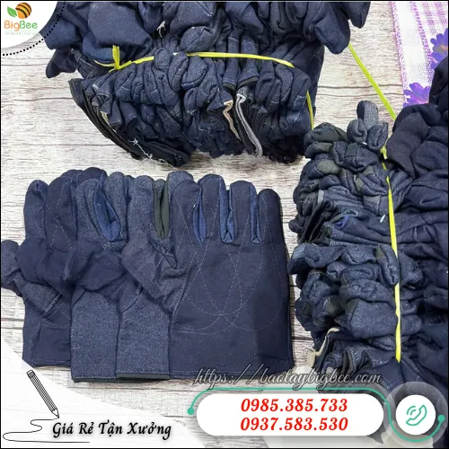 Kho Sỉ Găng Tay Bảo Hộ Vải Jean Giá Rẻ – Chất Lượng Chuẩn Xưởng