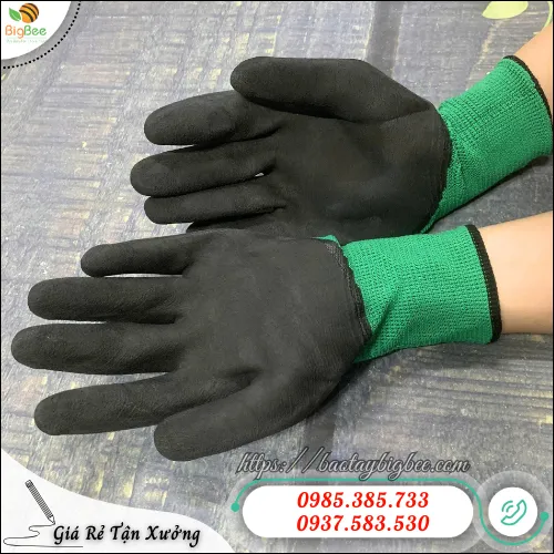 Găng tay phủ cao su chống cắt – lựa chọn an toàn cho công việc nặng