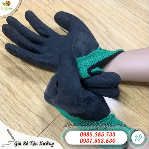 Găng tay phủ cao su chống cắt – lựa chọn an toàn cho công việc nặng