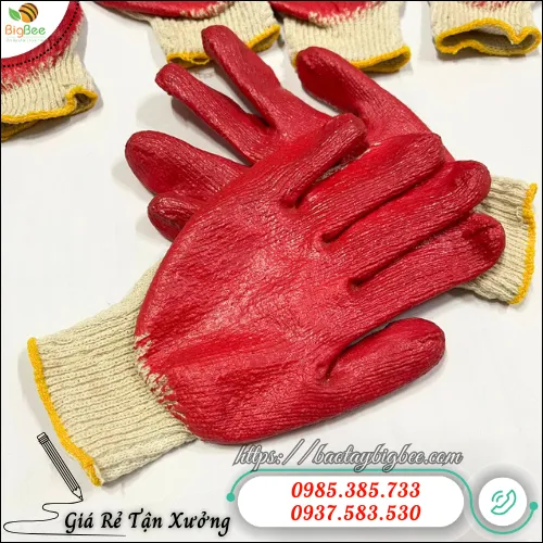 Bao Tay Bảo Hộ Nhúng Nhựa 1 Mặt 40gr – Bám Chắc, Chống Trượt, Giá Sỉ Rẻ Tận Xưởng