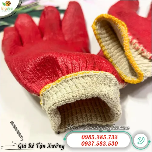 Bao Tay Bảo Hộ Nhúng Nhựa 1 Mặt 40gr – Bám Chắc, Chống Trượt, Giá Sỉ Rẻ Tận Xưởng