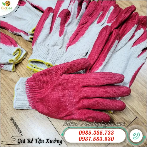Bao Tay Bảo Hộ Nhúng Nhựa 1 Mặt 40gr – Bám Chắc, Chống Trượt, Giá Sỉ Rẻ Tận Xưởng