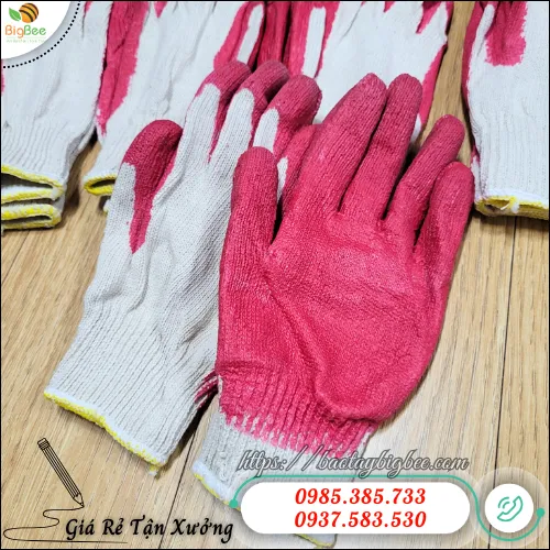 Bao Tay Bảo Hộ Nhúng Nhựa 1 Mặt 40gr – Bám Chắc, Chống Trượt, Giá Sỉ Rẻ Tận Xưởng