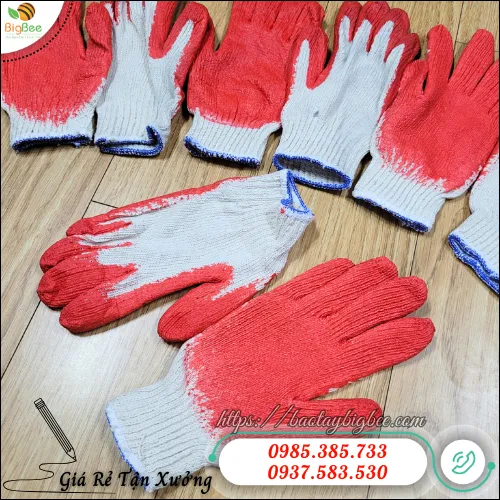 Chuyên Sỉ Găng Tay Bảo Hộ Len Nhúng Nhựa 50g Uy Tín Tại TP.HCM