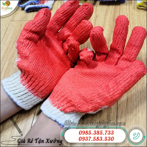 Chuyên Sỉ Găng Tay Bảo Hộ Len Nhúng Nhựa 50g Uy Tín Tại TP.HCM