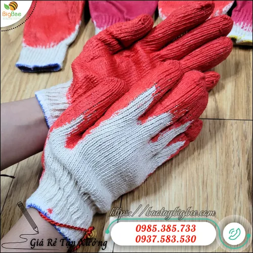 Chuyên Sỉ Găng Tay Bảo Hộ Len Nhúng Nhựa 50g Uy Tín Tại TP.HCM