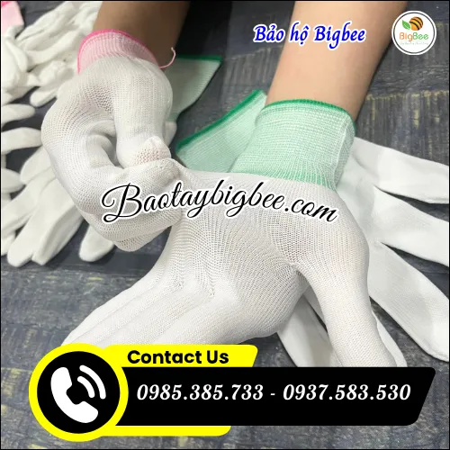 Sỉ rẻ găng tay thun mỏng kim 13 giá tại xưởng