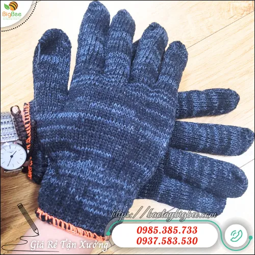 Nguồn Sỉ Bao Tay Len Xám Đen 40g Tận Xưởng – Hàng Luôn Có Sẵn