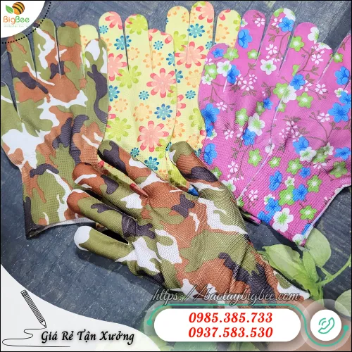 Găng Tay Thun Mỏng In Hoa Thời Trang – Bảo Vệ Da Tay Mọi Lúc, Mọi Nơi
